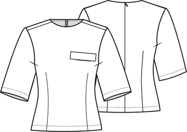Knipmode 2608-26 top