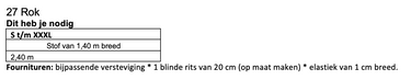 Knipmode 2607-27 rok