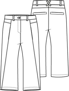 Knipmode 2411-30 broek