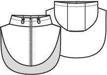 Knipmode 2512-04 capuchon