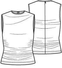 Knipmode 2507-07 top
