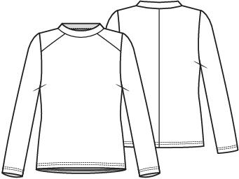 Knipmode 2513-08 top