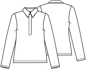 Knipmode 2512-09 top