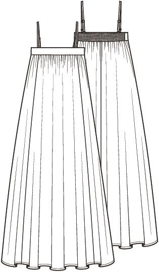 Knipmode 2607-09 jurk