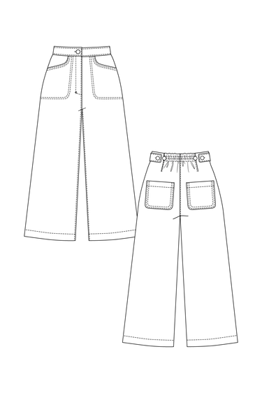 Named Clothing Aina - broek + culotte pdf-patroon