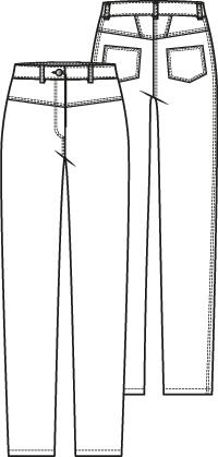 Knipmode 2402-10 broek