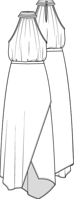 Knipmode 2406-09 jurk