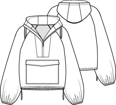 Knipmode 2406-13 anorak