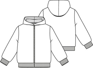 Knipmode 2406-29 hoodie-vest