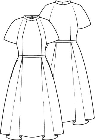 Knipmode 2409-12 jurk + rok