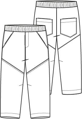Knipmode 2409-25 broek