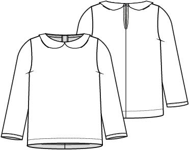 Knipmode 2409-32 top