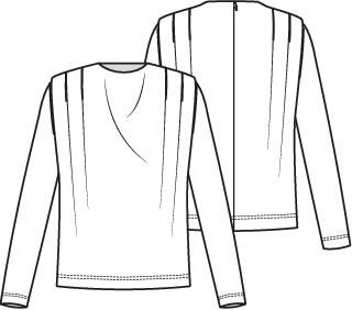Knipmode 2410-06  top