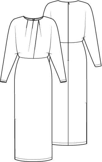 Knipmode 2412-09 jurk