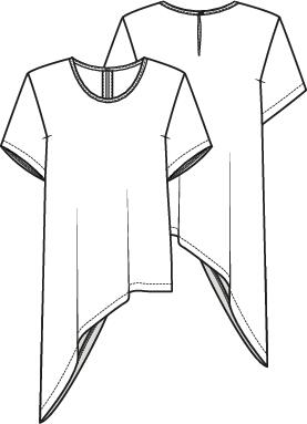 Knipmode 2501-04 top