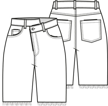 Knipmode 2608-14 short