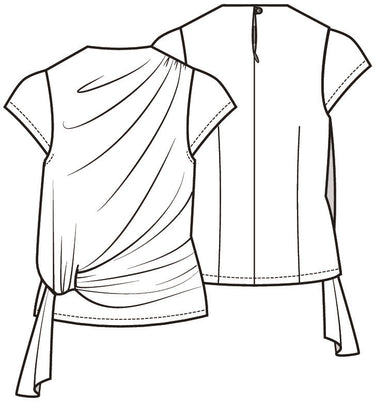 Knipmode 2609-09 top