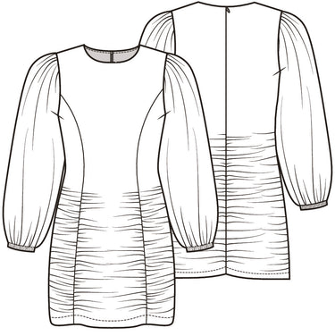Knipmode 2610-03 jurk