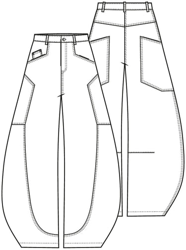 Knipmode 2611-08 broek