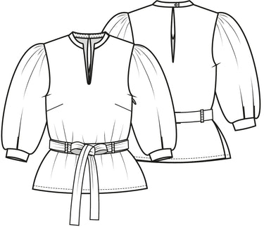 Knipmode 2611-22 top