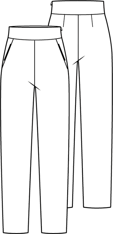 Knipmode 2310-04 broek