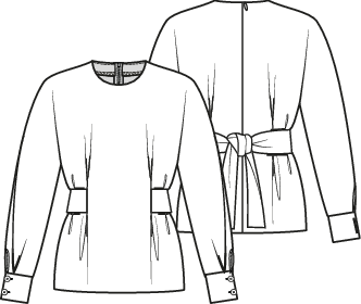 Knipmode 2311-20 top en jurk