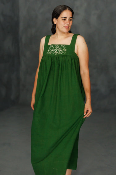 Merchant & Mills - Honey maxi-jurk