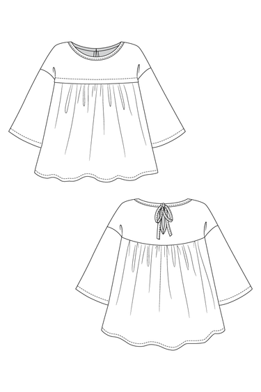 Named Clothing Syli - jurk + blouse pdf-patroon