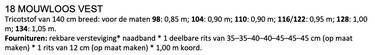 KNIPkids 2306-18 mouwloos vest
