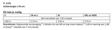Knipmode 2611-04 jurk