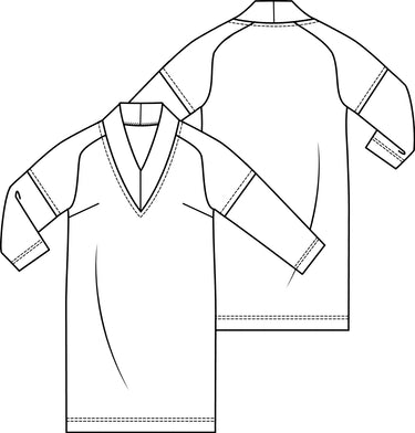 Knipmode 1702-04 jurk