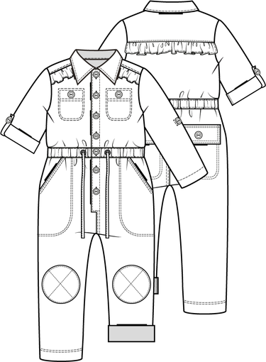 KNIPkids 2202-12 overall
