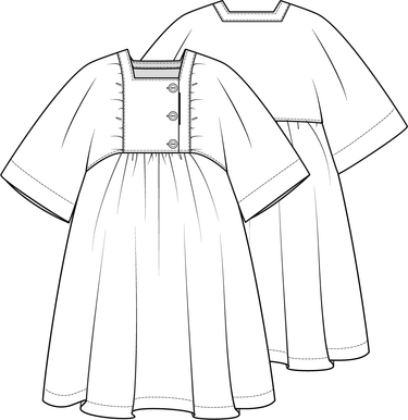KNIPkids 2022-26 jurk