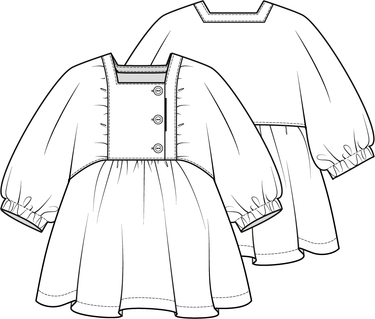 KNIPkids 2202-27 blouse