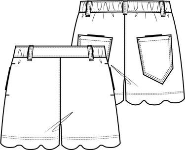 KNIPkids 2203-10 short