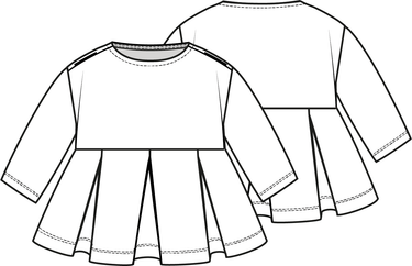 KNIPkids 2305-02 jurk