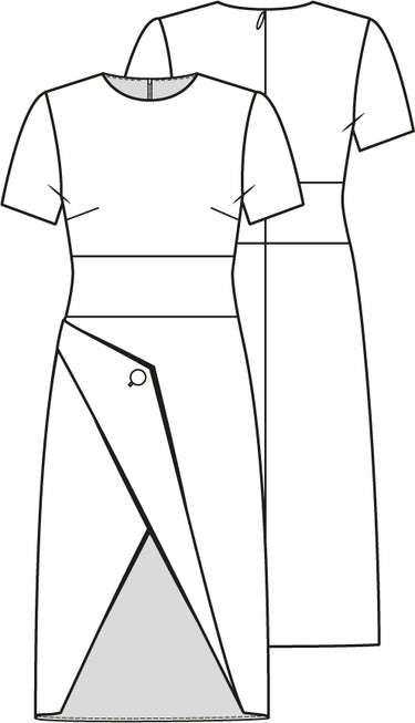 Knipmode 2309-06 jurk