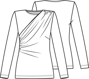 Knipmode 2309-15 top