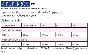 Knipmode 1909-04 kokerrok