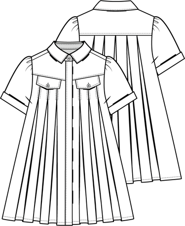 KNIPkids 2304-18 jurk