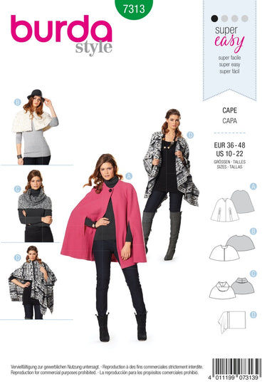 Burda - 7313 Cape