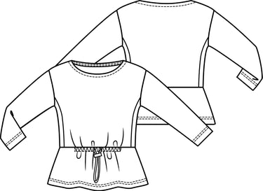 Knipmode 1803-15 top
