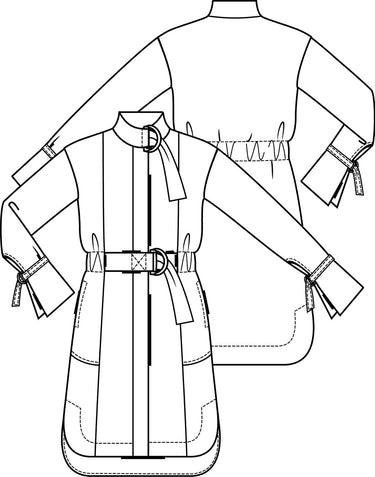 Knipmode 1811-12 jurk