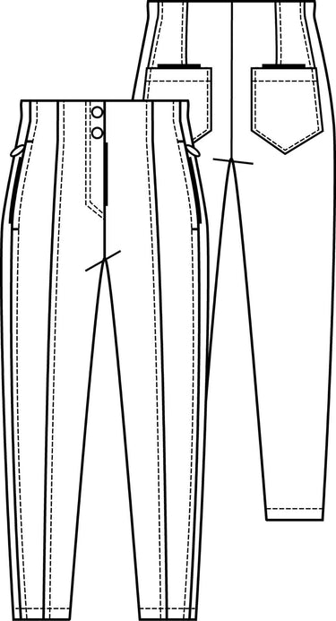 Knipmode 1812-08 broek