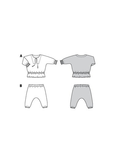 Burda - 9278 broek en top*