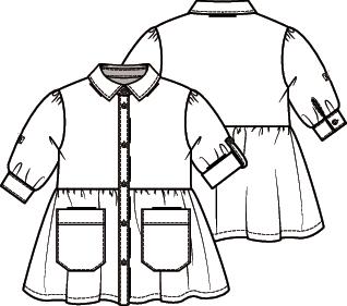 KNIPkids 2101-01 overhemdjurk