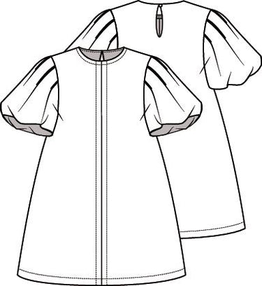 KNIPkids 2101-15 jurk mini me