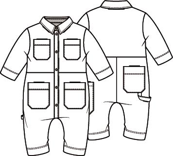 KNIPkids 2101-02 overall