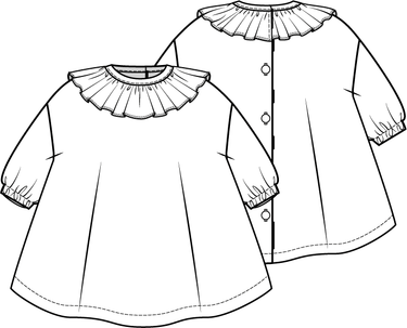 KNIPkids 2301-03 jurk