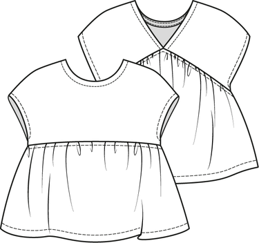 KNIPkids 0223 - 11 - Top - Modeltekening